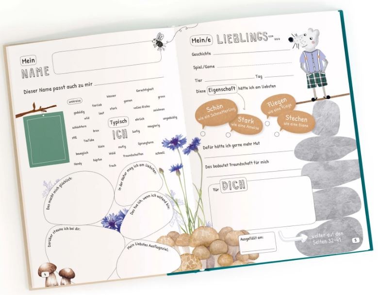 byMinz Naturprodukte Freundebuch (1 Stk)