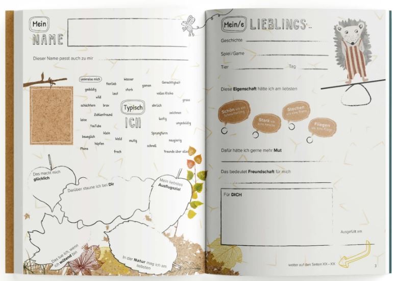 byMinz Naturprodukte Freundebuch (1 Stk)
