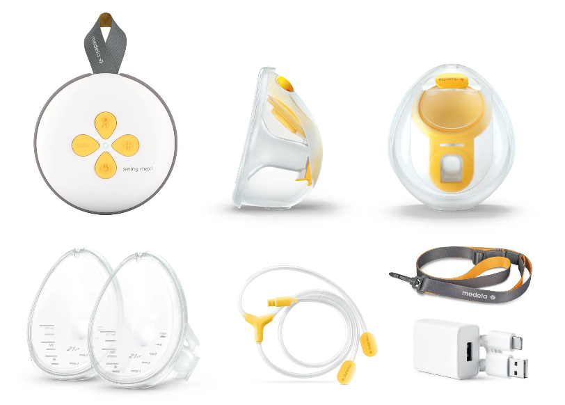 medela Swing Maxi, elektrische Doppelmilchpumpe Hands-free (1 Stk)