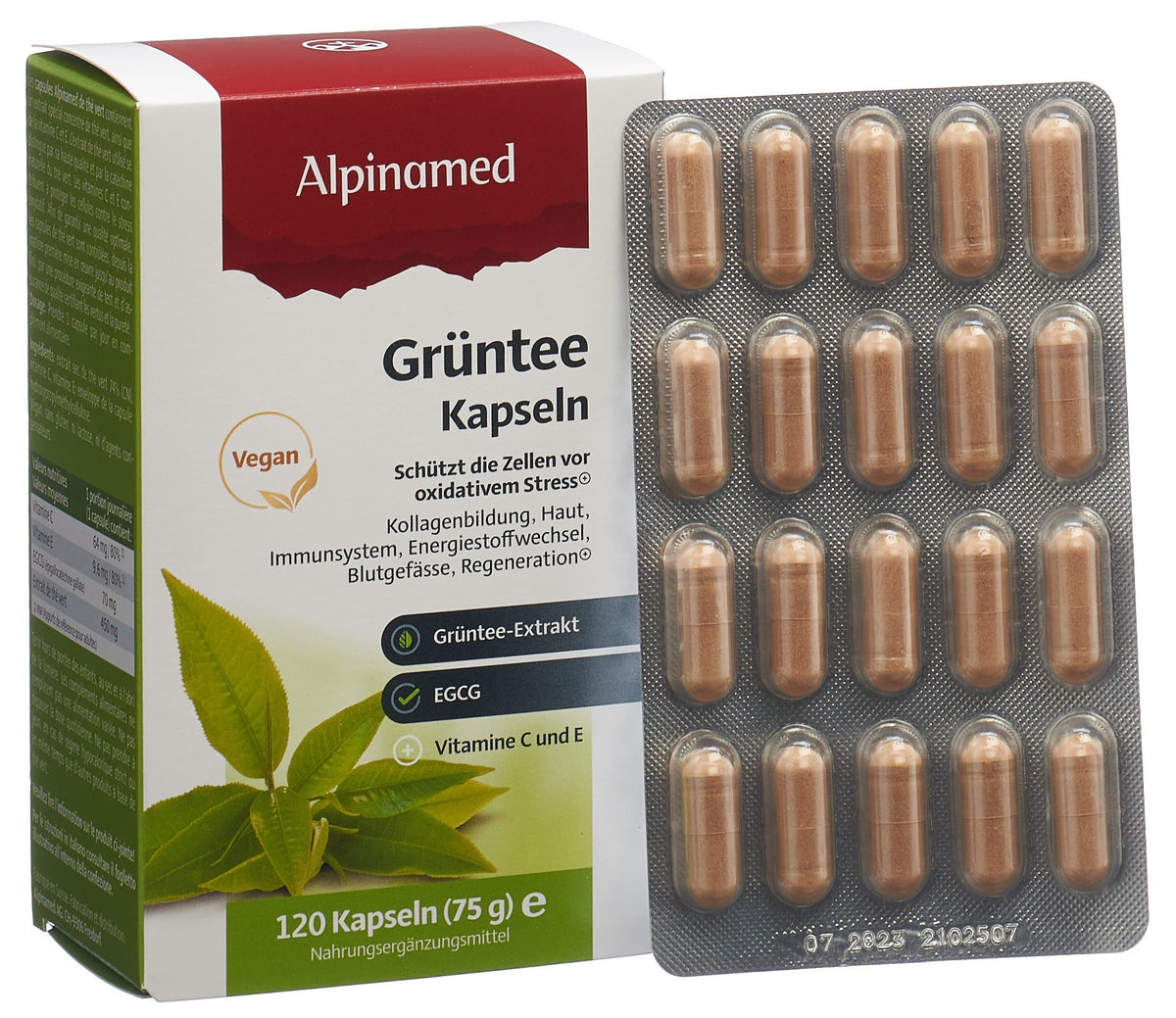 Alpinamed Grüntee Kapseln (120 Stk)