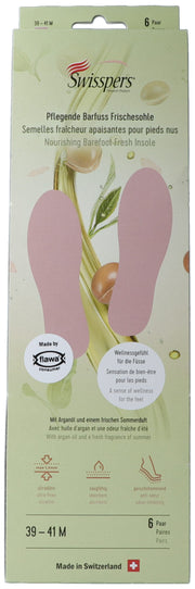 Swisspers Barfuss Frischesohlen, Grösse M, 39-41, rosa (6 Paar)