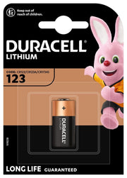 DURACELL Lithium-Batterie CR123A (1Stk)