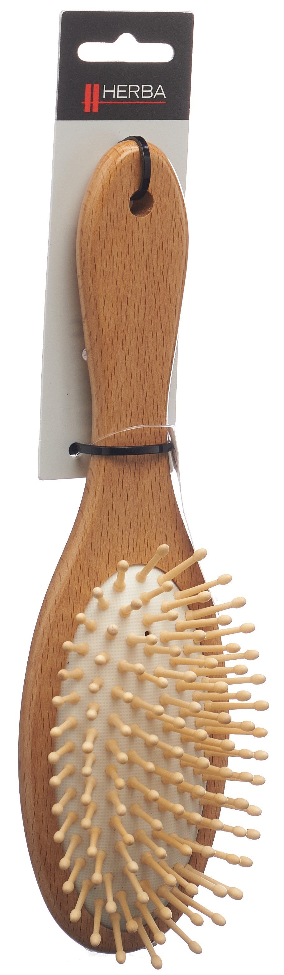 Herba Haarbürste mit Holzstiften Oval (1 Stk)