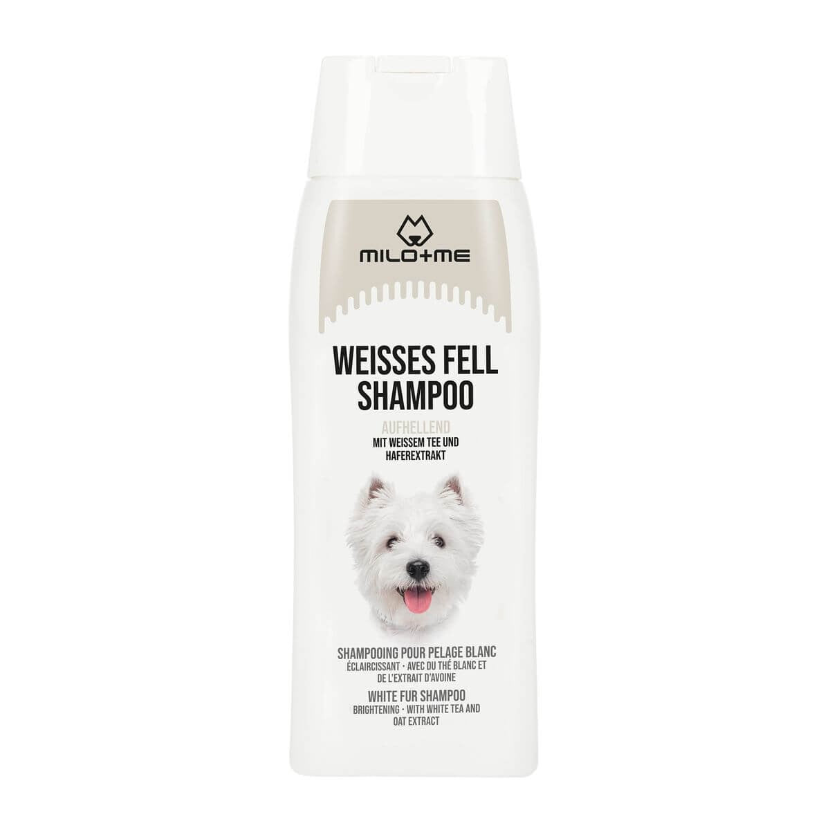 Milo+Me Weisses Fell Shampoo für Hunde (300ml)
