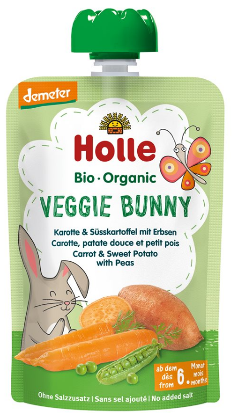 Holle Quetschbeutel Veggie Bunny (100g)