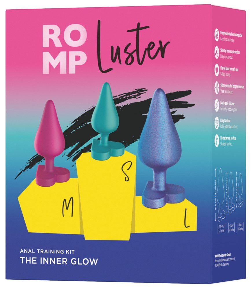 ROMP Luster Analplug-Set (3 Stk)