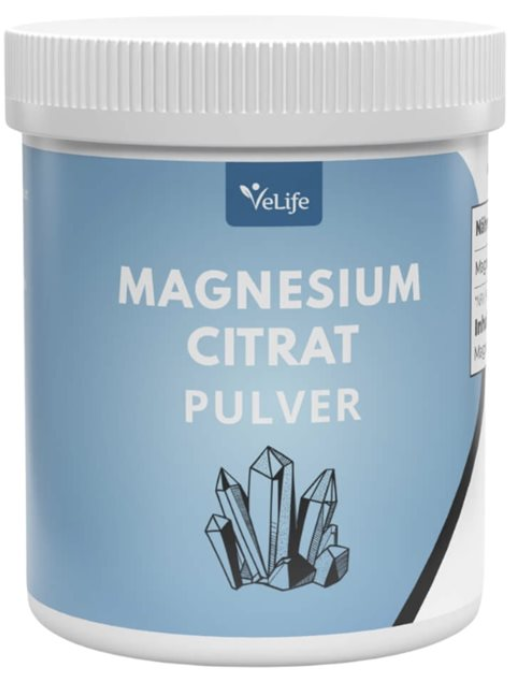 VeLife Magnesiumcitrat Pulver (150g)