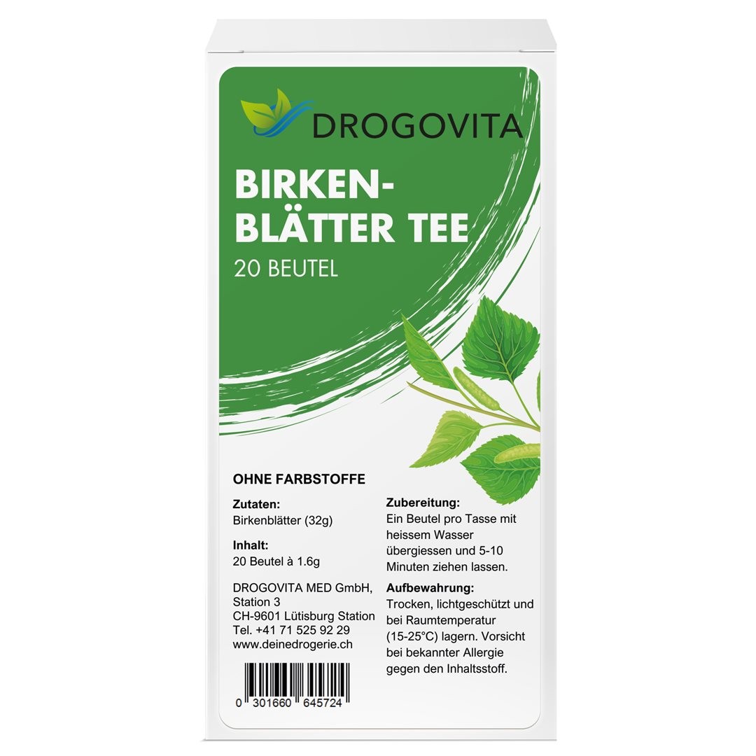 DROGOVITA Birkenblättertee (20 Beutel)