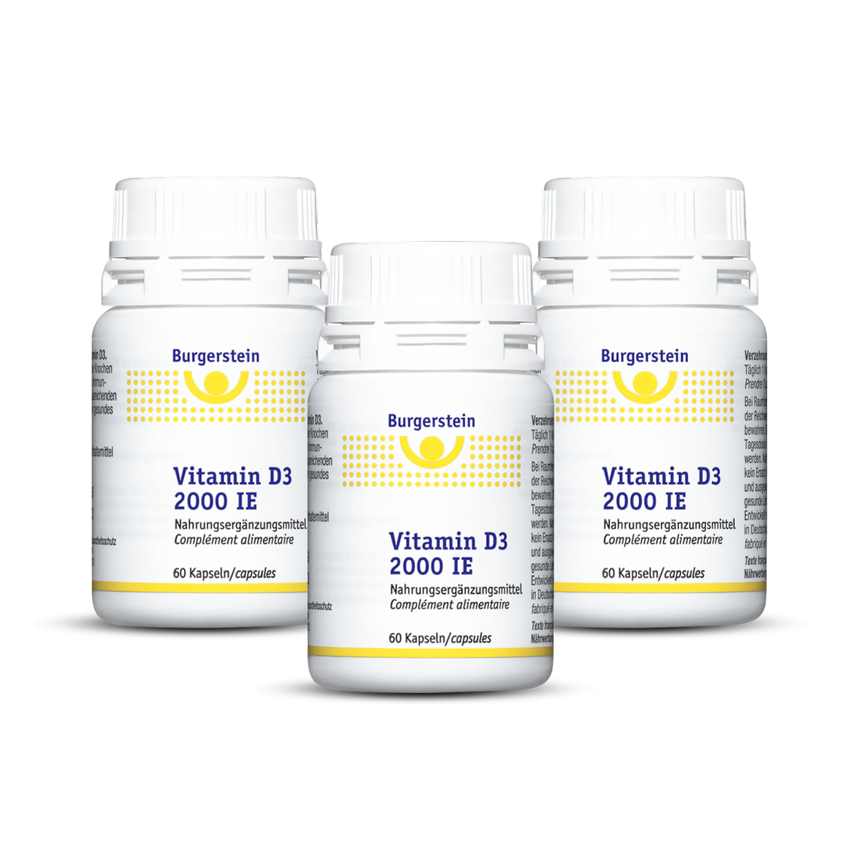 Burgerstein Vitamin D3 2000 IE Kapseln (3x60 Stk)