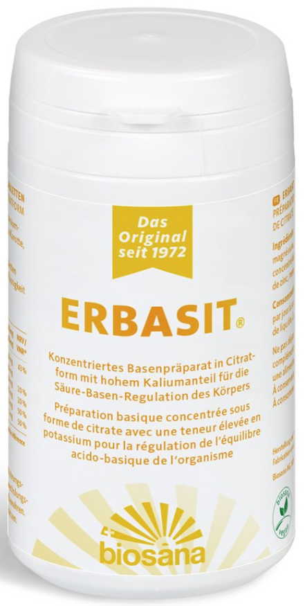 Biosana ERBASIT konzentriertes Basenpräparat Tabletten (120 Stk)