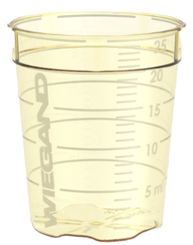 Wiegand MediBecher Multi gelb, 25ml (47 Stk)