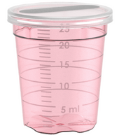 Wiegand MediBecher Multi rot, 25ml (47 Stk)