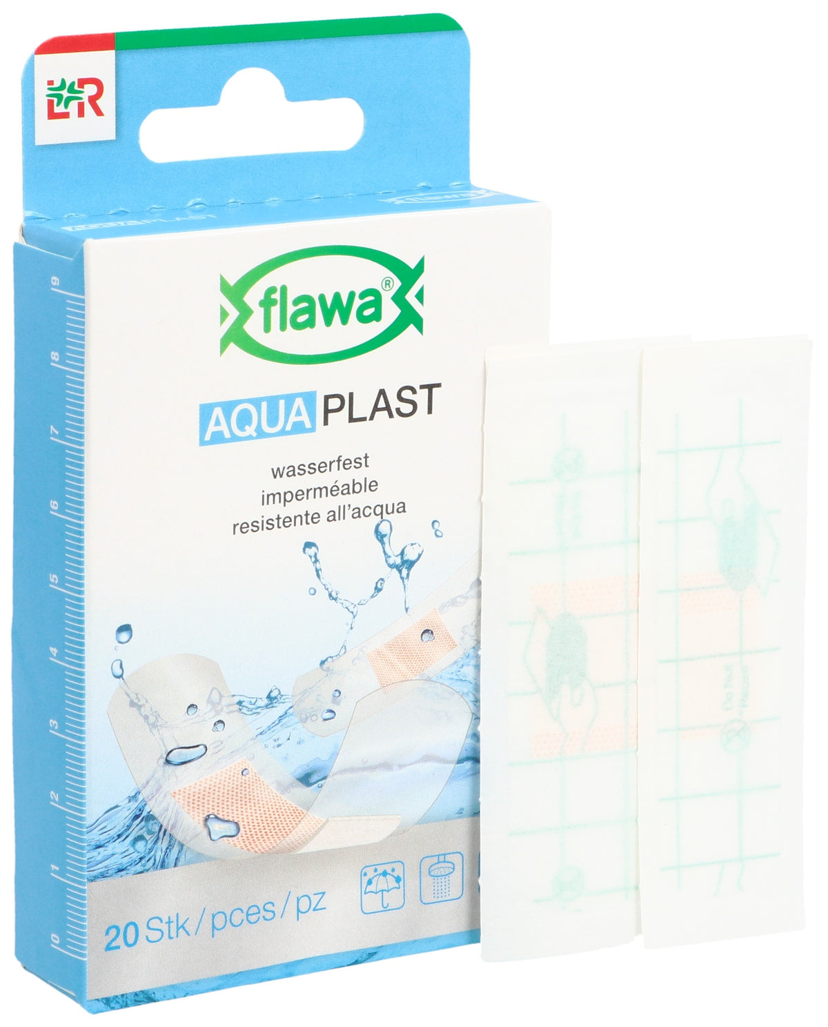 FLAWA Aqua Pl Pflasterstrips wasserfest (20 Stk)