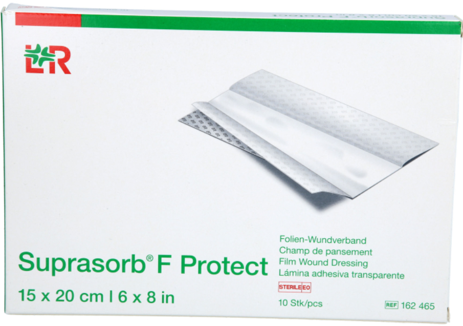 Suprasorb F Folien-Wundverband steril 15x20 cm (10 Stk)