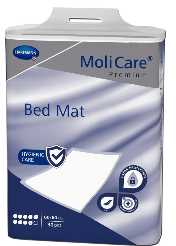 MoliCare Premium Bed Mat, 9 Tropfen, 60x60cm (30 Stk)