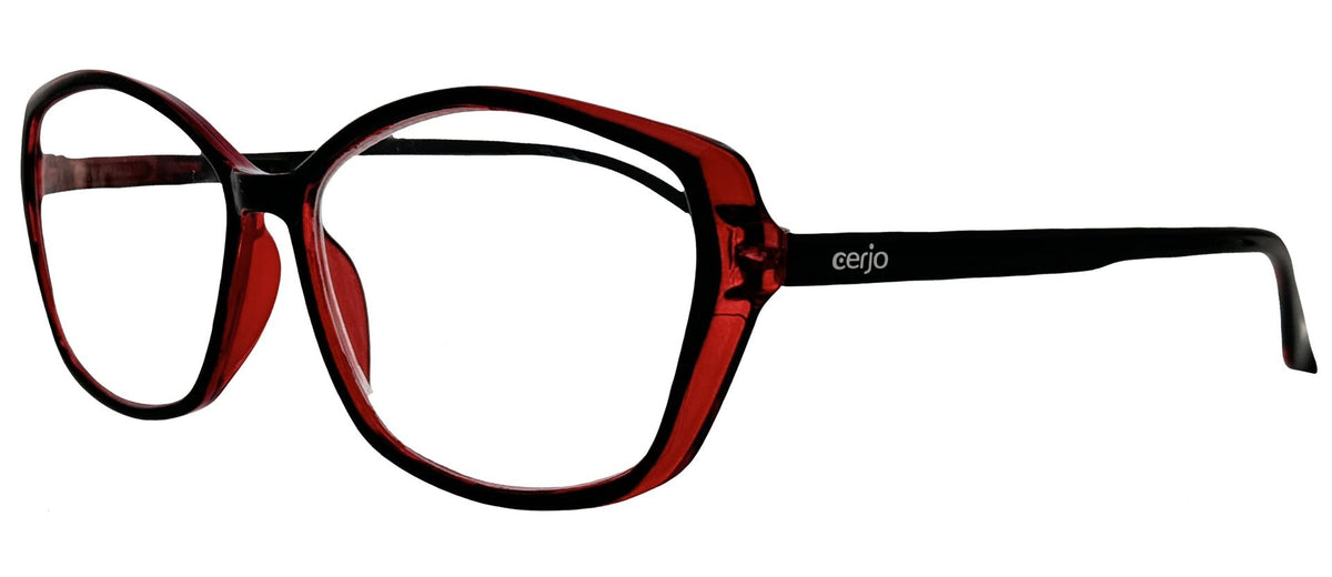 Cerjo Lesebrille 2.50dpt schwarz-rot (1 Stk)