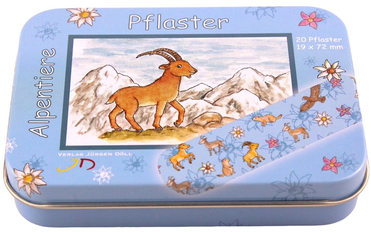 DÖLL Heftpflaster Heftpflaster Alpentiere 19x72mm (20 Stk)