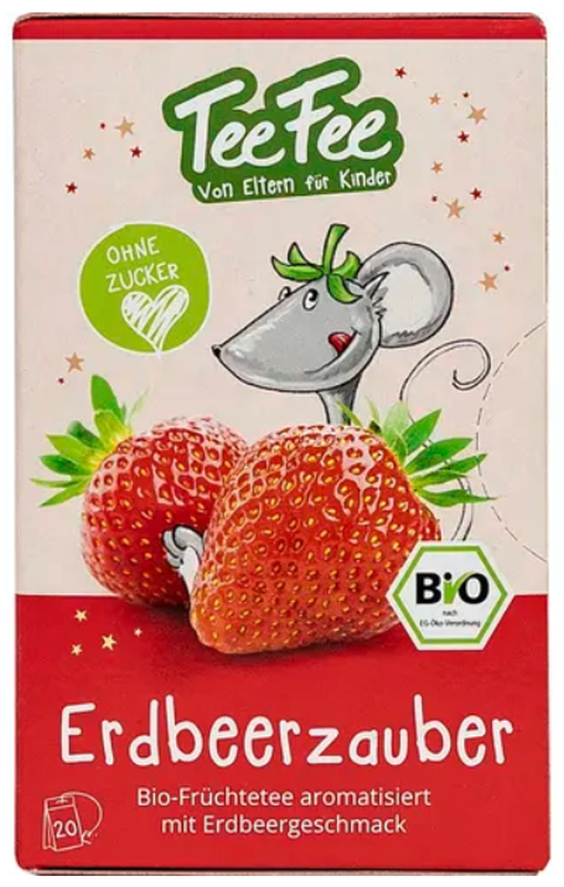 TeeFee Früchtetee Bio Erdbeere (6x20 Beutel)