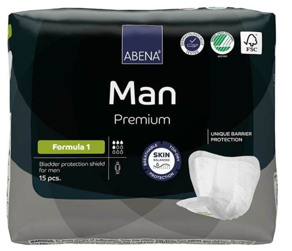ABENA Man Premium Formula 1, 29x23cm (15 Stk)
