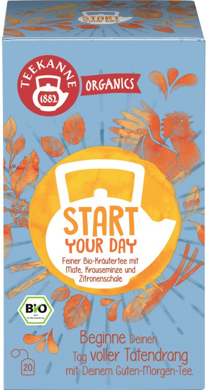 TEEKANNE BIO Start your day (20 Beutel)