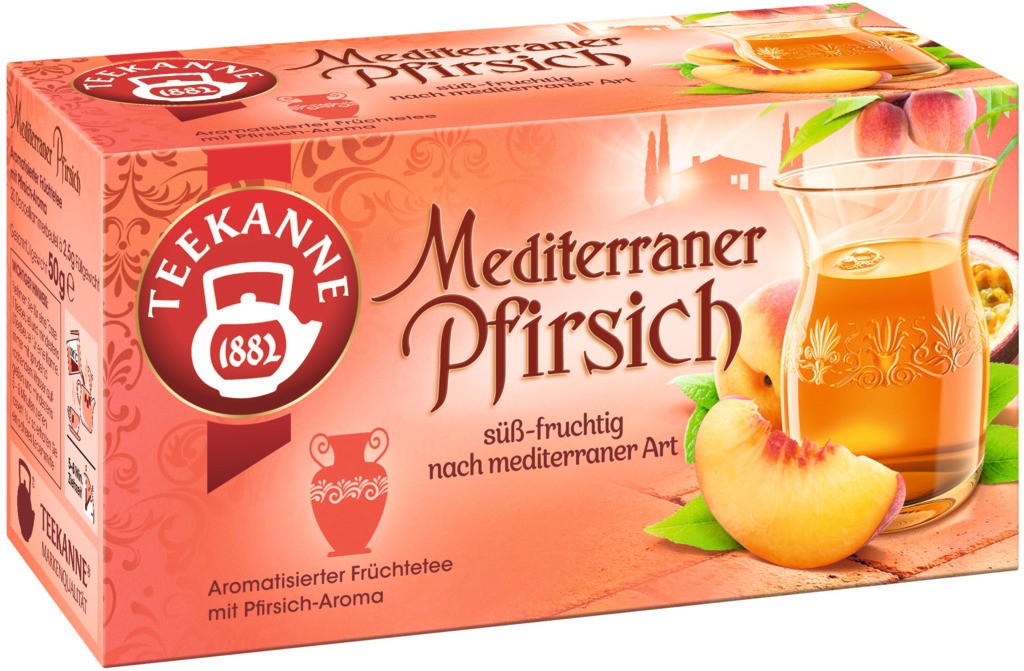 TEEKANNE Mediterraner Pfirsich (20 Beutel)