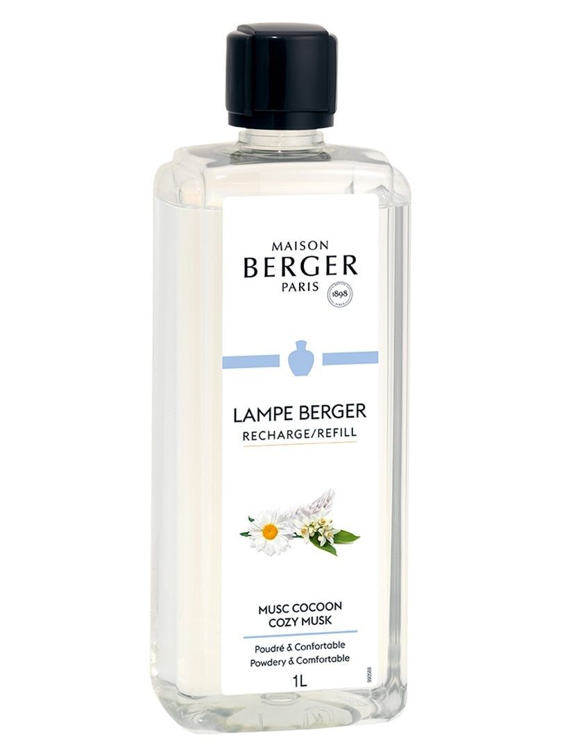 MAISON BERGER Lampen Nachfüllung Pudriger Moschus (1 Liter)