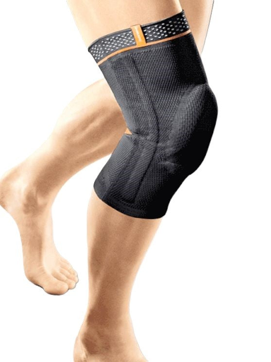 SPORLASTIC Genu-Hit Kniebandage Grösse 5, schwarz (1 Stk)