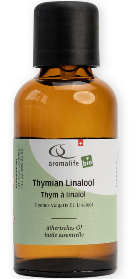 Aromalife Thymian Linalool Bio ätherisches Öl (50ml)
