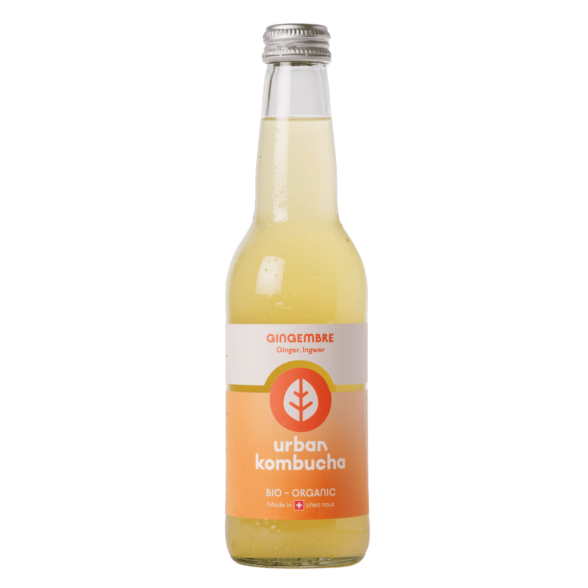 Urban Kombucha Grüntee & Ingwer (330ml)