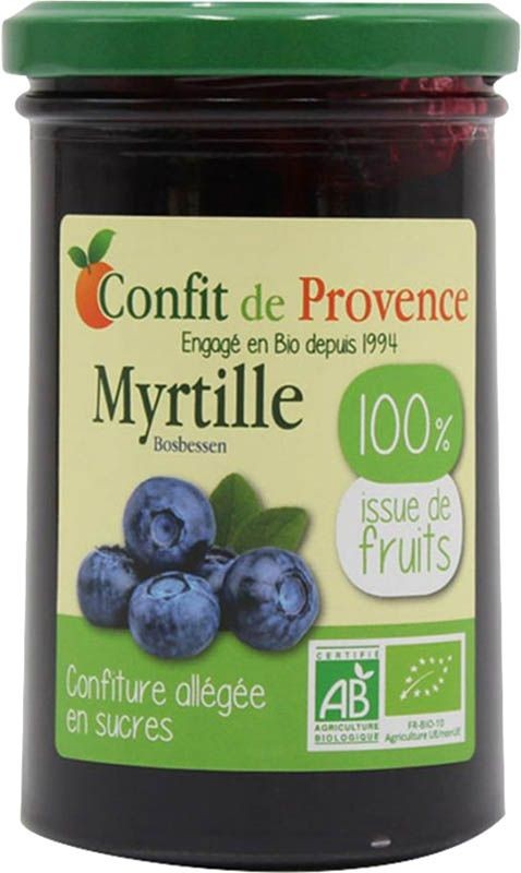 Confit de Provence Fruchtaufstrich Heidelbeer, ohne Zuckerzusatz (290g)