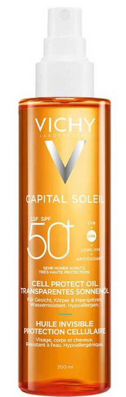 VICHY Capital Soleil Sonnenschutz Cell Protection Oil LSF50 (200ml)