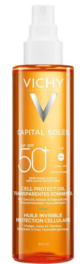 VICHY Capital Soleil Sonnenschutz Cell Protection Oil LSF50 (200ml)