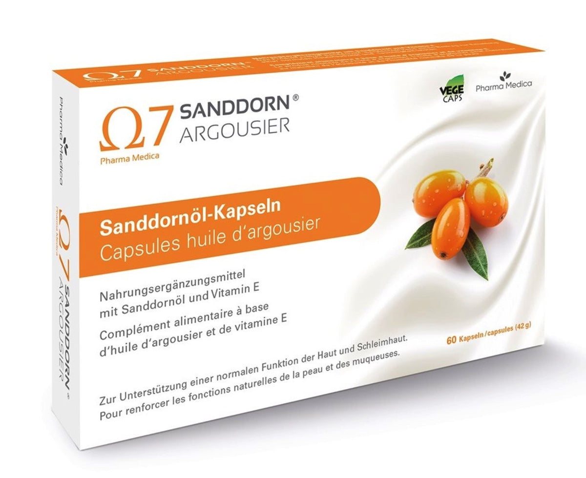 Sanddorn Argousier Omega 7 Kapseln (60 Stk)