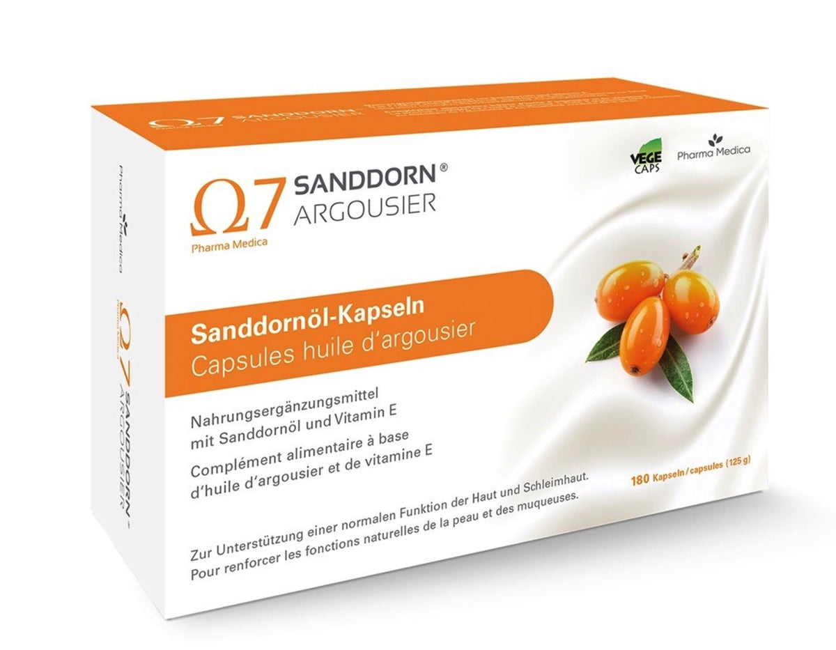 Sanddorn Argousier Omega 7 Kapseln (180 Stk)