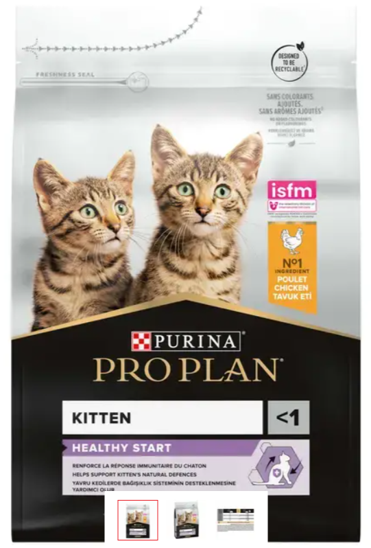 PURINA PRO PLAN Kitten Healthy Start Reich an Huhn (1.5kg)