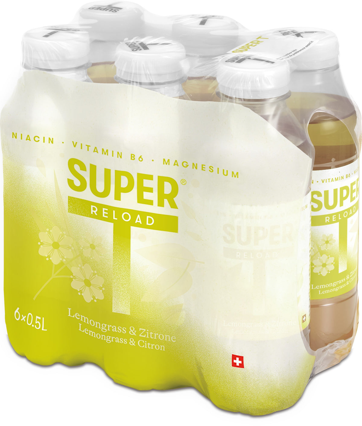 SUPER T Reload Lemongrass & Zitrone (6x50cl)