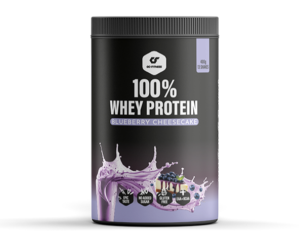 GO FITNESS 100% Whey Protein Blueberry Cheesecake (400g)