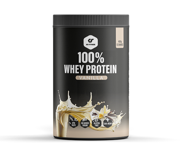 GO FITNESS 100% Whey Protein Vanilla (400g)