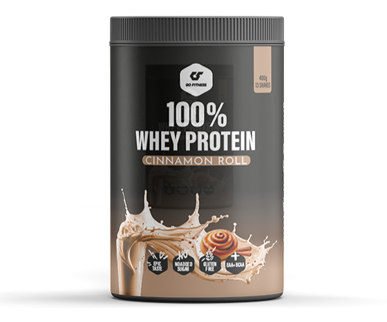 GO FITNESS 100% Whey Protein Cinnamon Roll (400g)