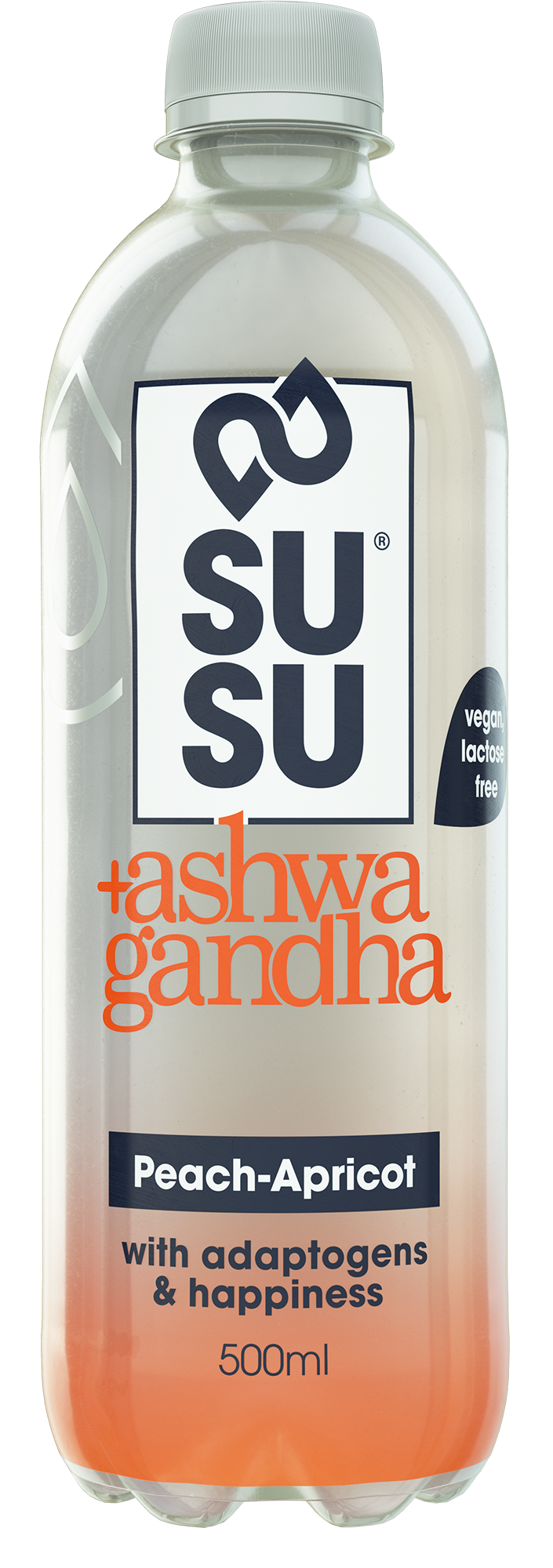 SUSU Ashwagandha Pfirsich-Aprikose Zero (500ml)