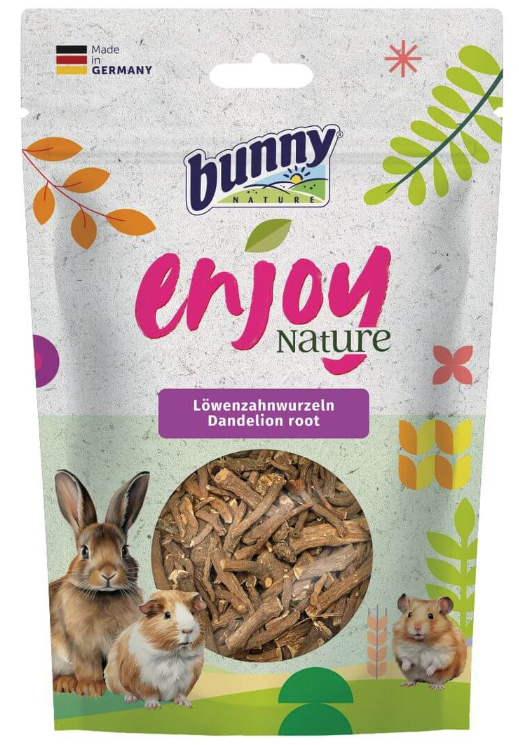 bunny EnjoyNature Löwenzahnwurzeln für Zwergkaninchen und Nagetiere (100g)
