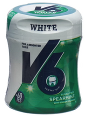 V6 White Spearmint Kaugummi Box (60 Stk)