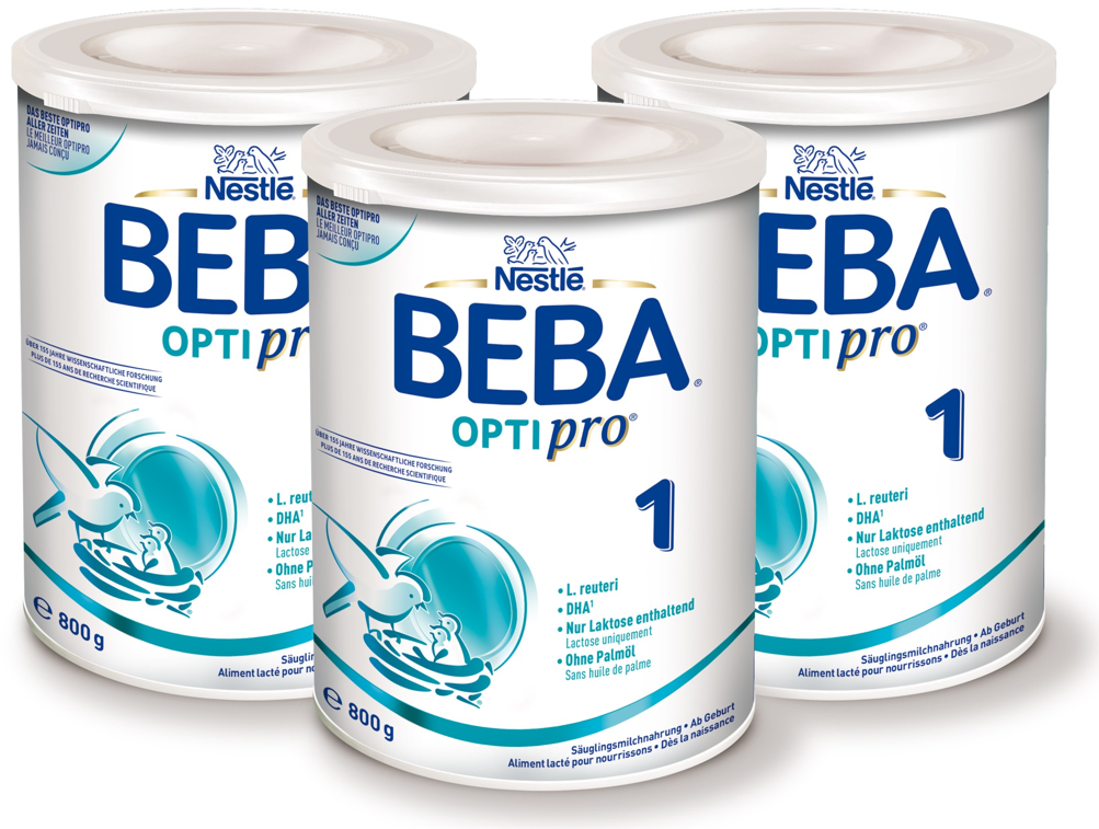 Nestlé Beba Optipro 1 Babymilch (3x800g)
