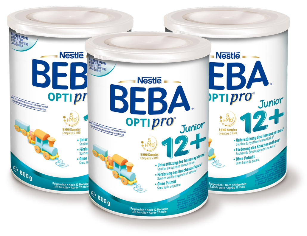 BEBA Optipro Junior nach 12 Monaten (3x800g)
