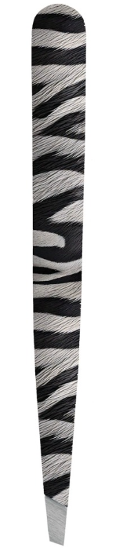 Hausmann Pinzette schräg, Safari Zebra (1 Stk)
