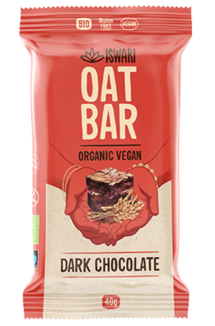 ISWARI Bio-Haferriegel Dark Chocolate (40g)