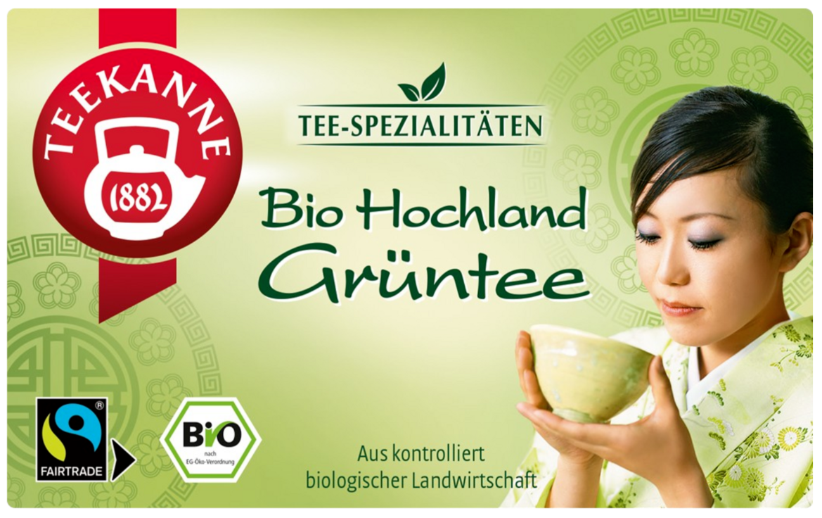 TEEKANNE BIO Hochland Grüntee (20 Beutel)