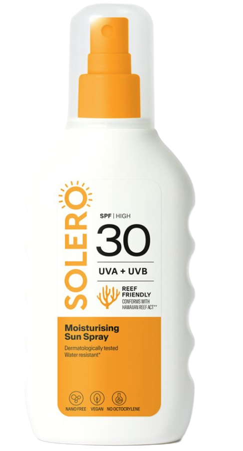 SOLERO feuchtigkeitsspendendes Sonnenspray LSF30 (200ml)
