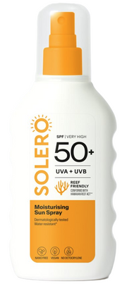 SOLERO feuchtigkeitsspendendes Sonnenspray LSF 50+ (200ml)