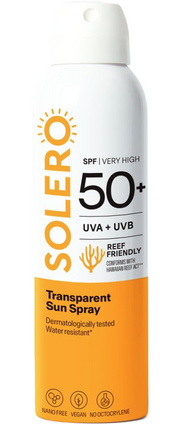 SOLERO Sonnenspray transparent LSF 50+ (200ml)